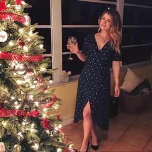 Worn once wrap dress